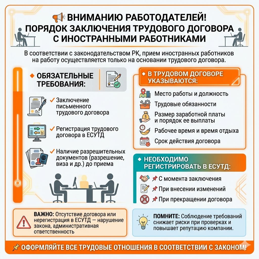 📢 КАК ОФОРМИТЬ ИНОСТРАННОГО СОТРУДНИКА?