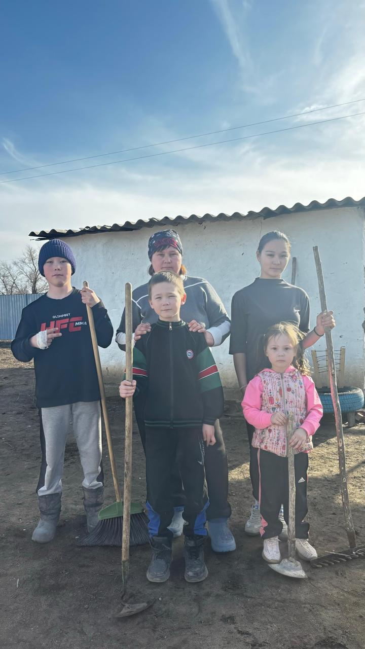 Семья Курбангалиевых – яркий пример заботы о чистоте