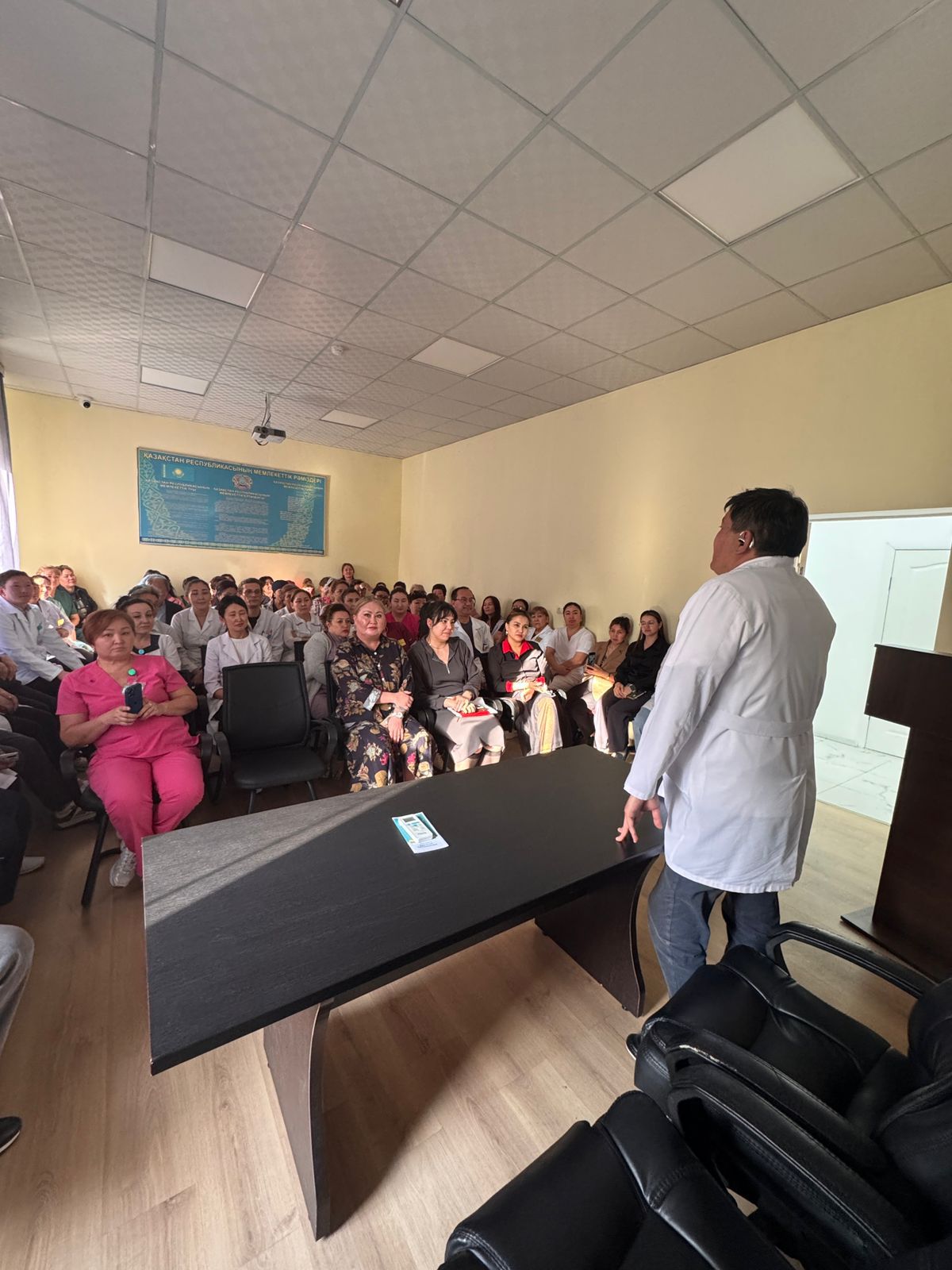 Облыстық психикалық орталығында қызметкерлермен кезекті жиын өтті