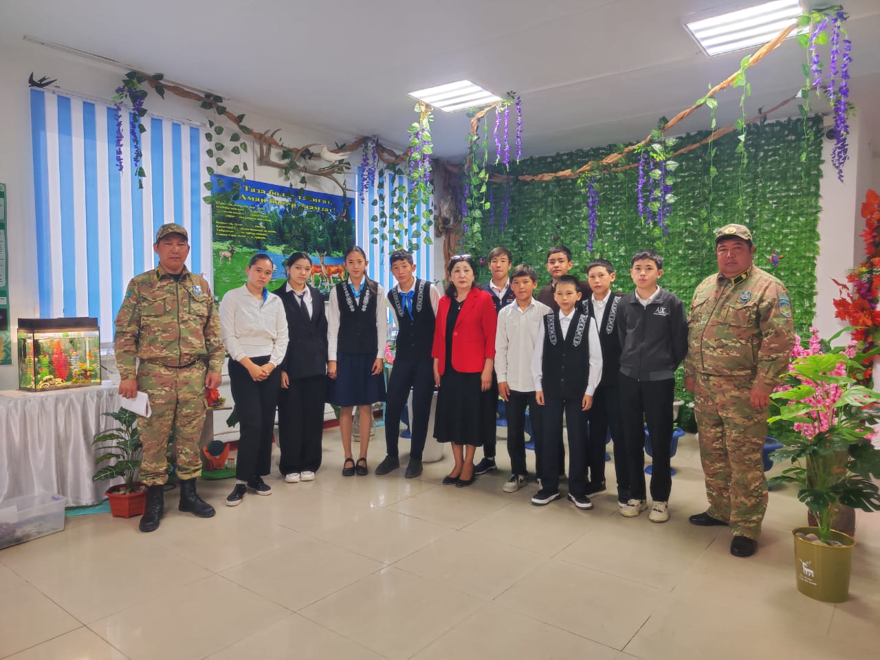 Орман шаруашылығы инспекторлары Жаңаталап орта мектебінде өрт қауіпсіздігі тақырыбында танымдық дәріс өткізді.