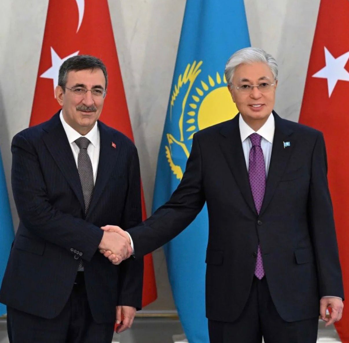Мемлекет басшысы Түркия Республикасының Вице-президенті Джевдет Йылмазбен кездесті