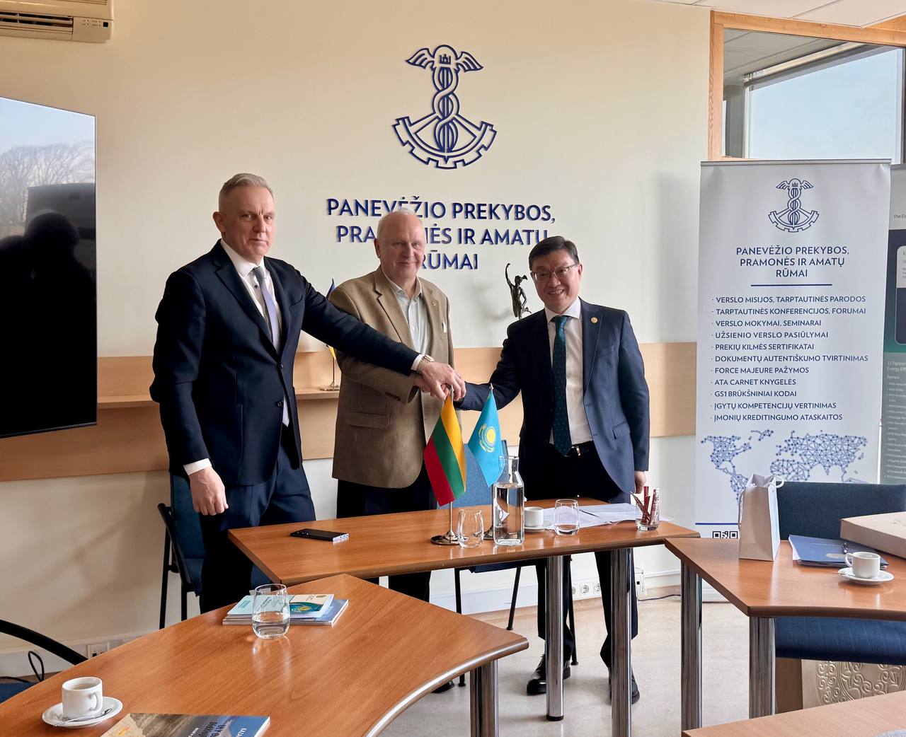 Елшінің Паневежистегі іскер топтармен кездесуі туралы