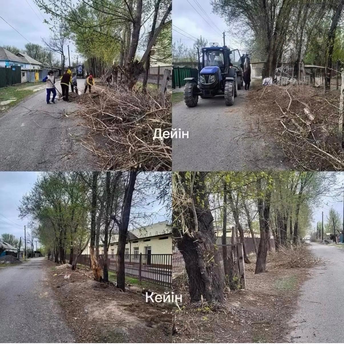 Үштөбе қаласы, Қаблиса ақын көшесі, Пушкин орта мектебінің артында заңсыз қоқыс тастау фактілері жиілеп отыр