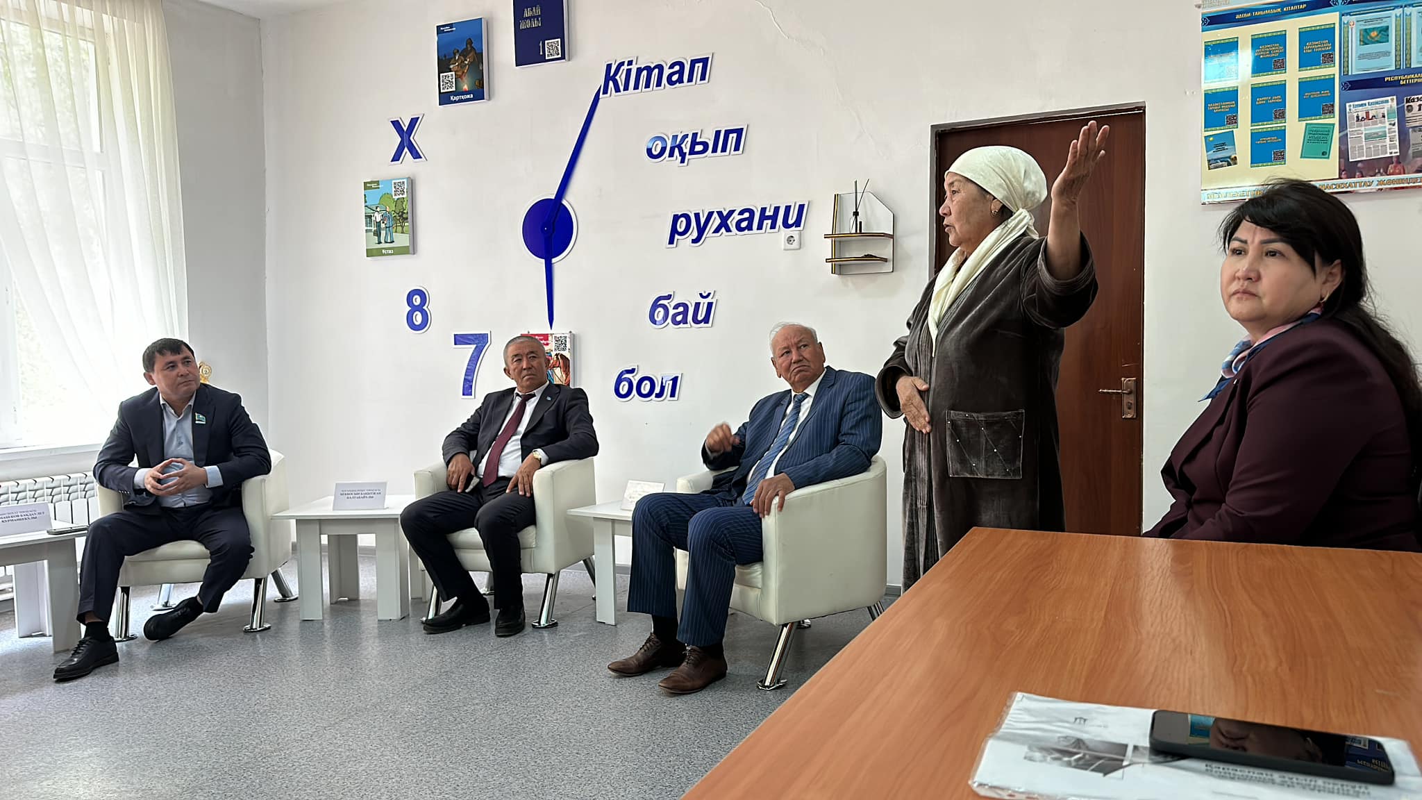 ҚАРАСПАН АУЫЛЫНДА ХАЛЫҚПЕН КЕЗДЕСУ ӨТТІ