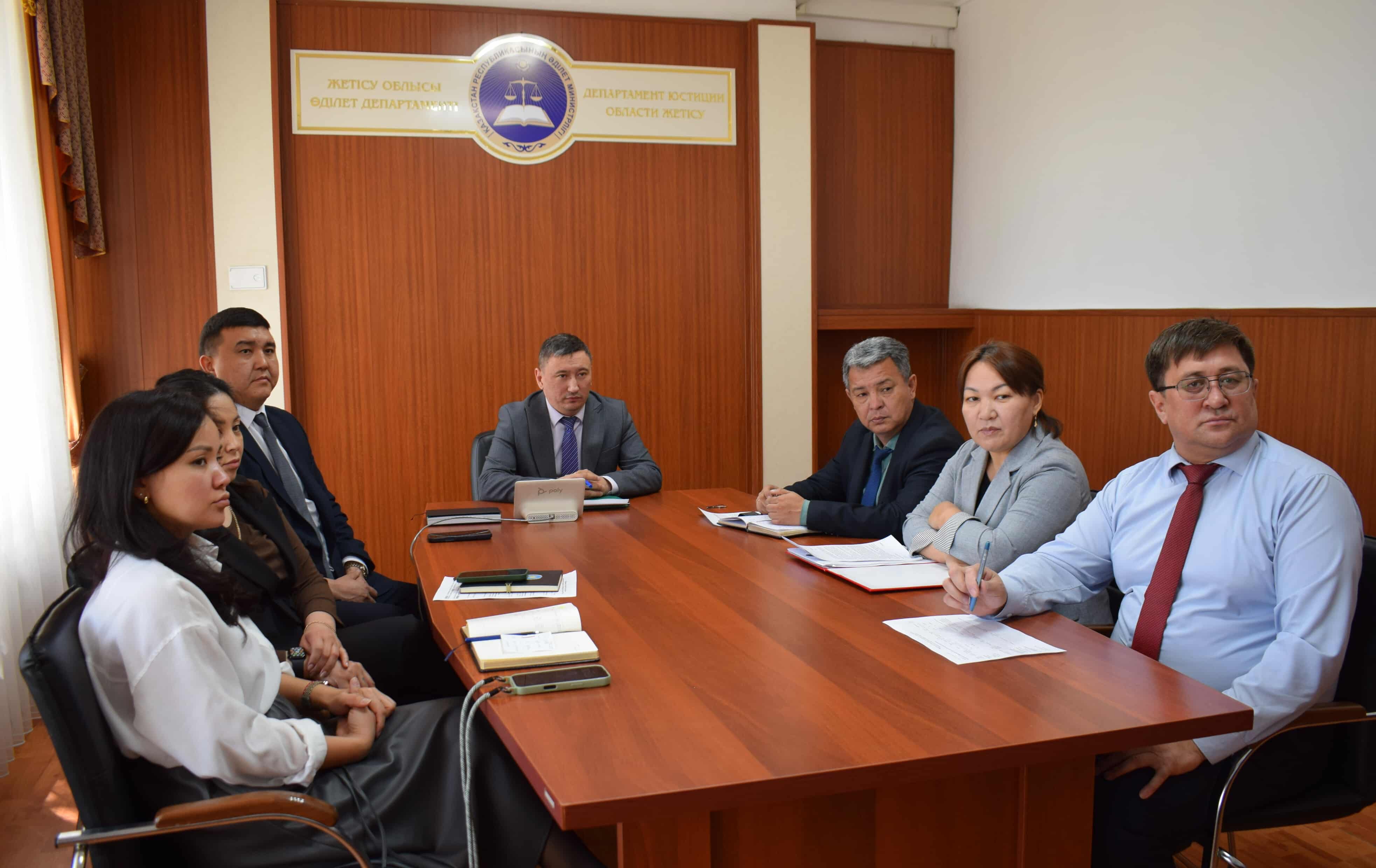 Қазақстан Республикасы Әділет министрі Ерлан Сарсембаевтың төрағалығымен аппараттық кеңес өтті