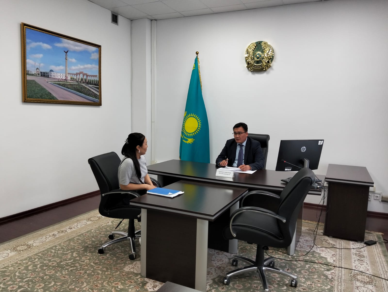 АЗАМАТТАРДЫ ҚАБЫЛДАУ ӨТКІЗІЛДІ