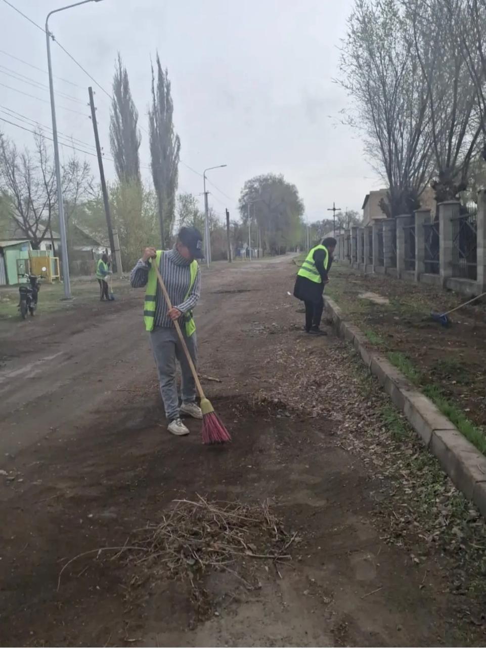 Үштөбе қаласы бойынша тазалық жұмыстары жүргізілді