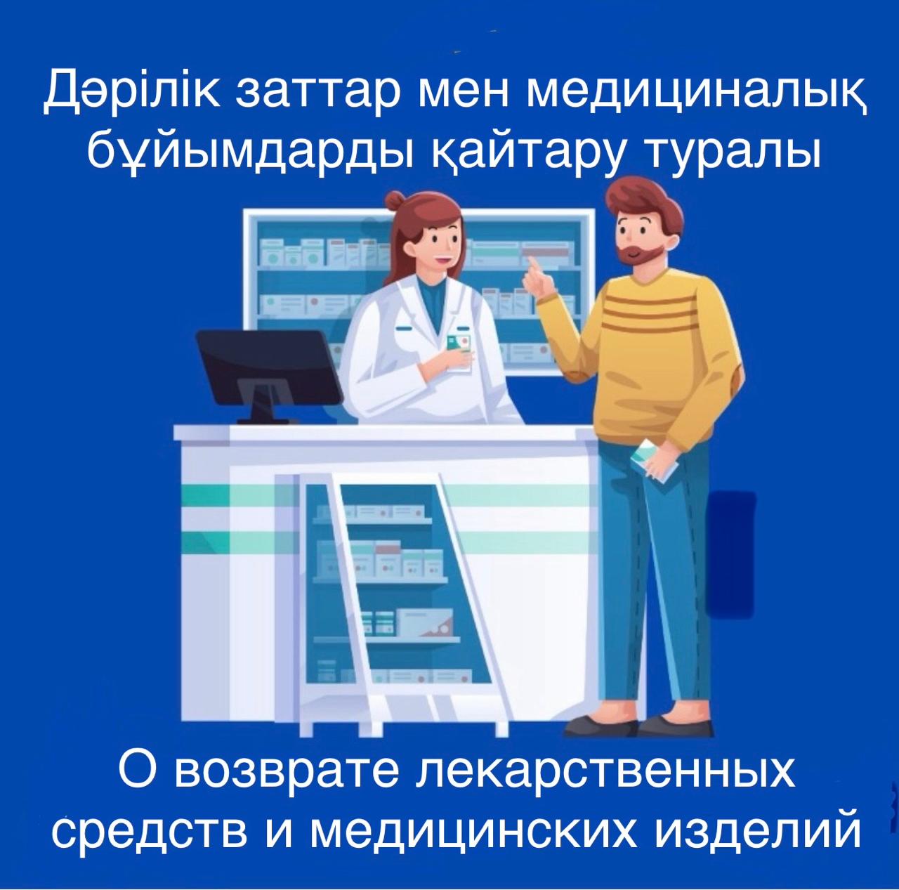 Дәрілік заттар мен медициналық бұйымдарды қайтару туралы