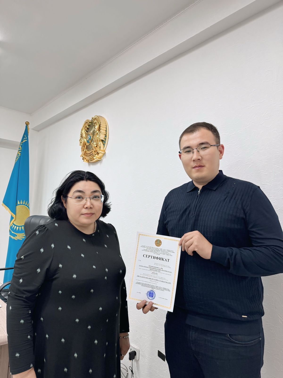 В рамках реализации плана по внедрению стандарта надлежащей аптечной практики (GPP) на 2026 год ИП «Мухамеджанова С.» успешно прошёл инспекционную проверку, проведённую Департаментом Комитета медицинского и фармацевтического контроля МЗ РК по Алматинской области, и получил сертификат соответствия требованиям стандарта GPP.