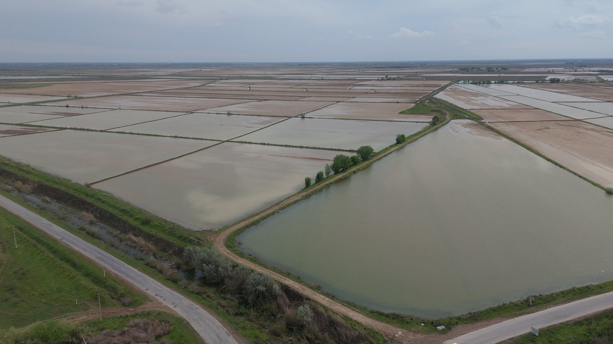 📍💦400 млн кубометров воды было подано для промывки почвы в Туркестанской области