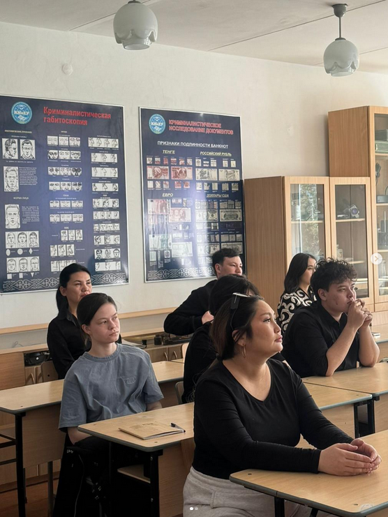 Инновациялық Еуразия университетінің студенттеріне дәріс өткізді