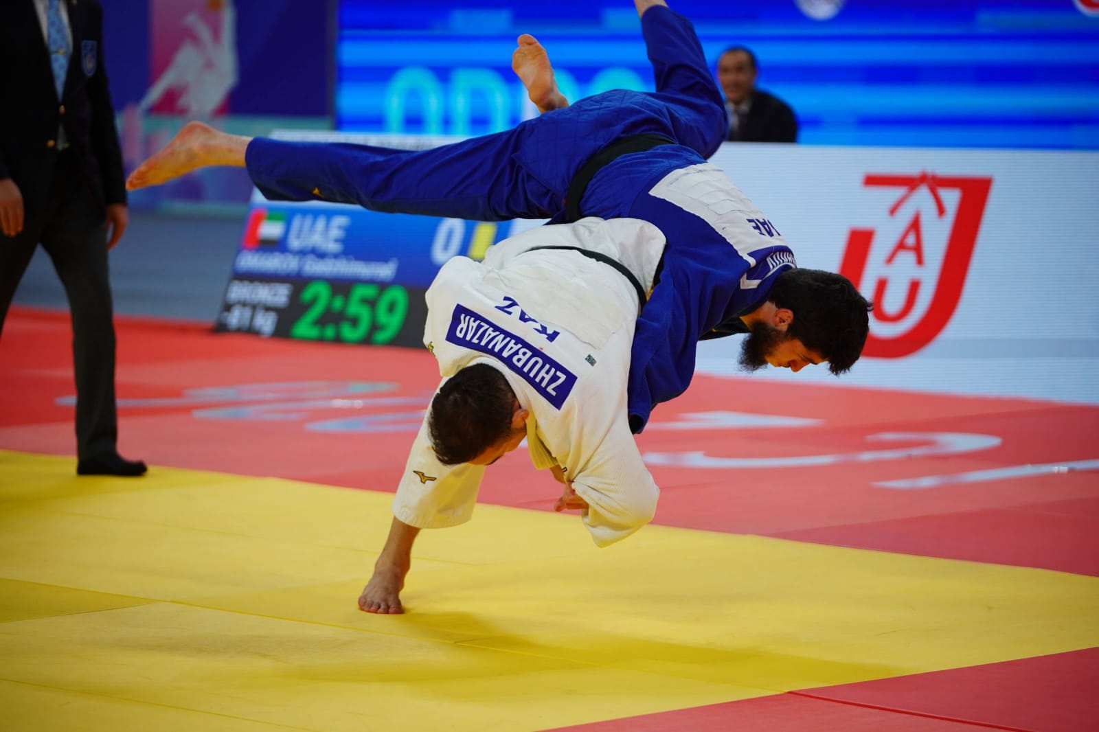 Абылайхан Жұбаназар дзюдодан Азия чемпионатында қоржынға екінші қоланы салды