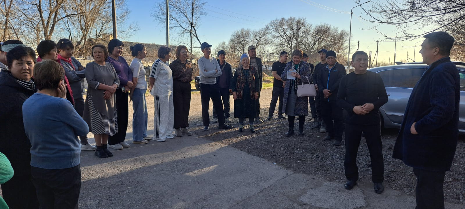 Жоламан ауылдық округінің әкімі А.Жанаберлиевтің округ тұрғындарымен кездесуі