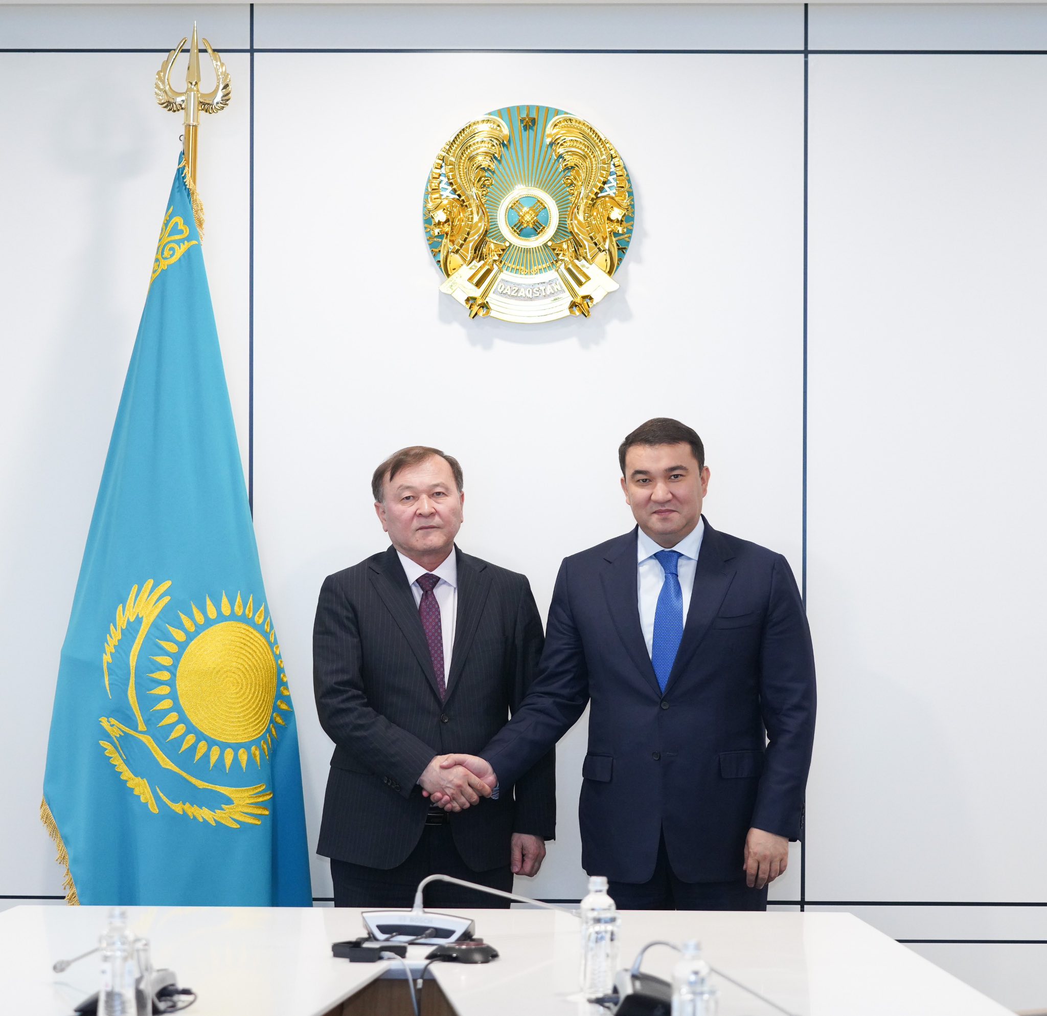 НУРАЛХАН КУШЕРОВ ВСТРЕТИЛСЯ С ПРЕДСЕДАТЕЛЕМ ПРАВЛЕНИЯ ТОО «СК-ФАРМАЦИЯ»