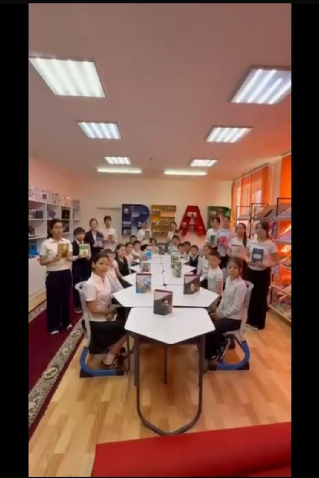 Около 1000 актогайских школьников охвачены мероприятиями, посвящёнными Национальному дню книги