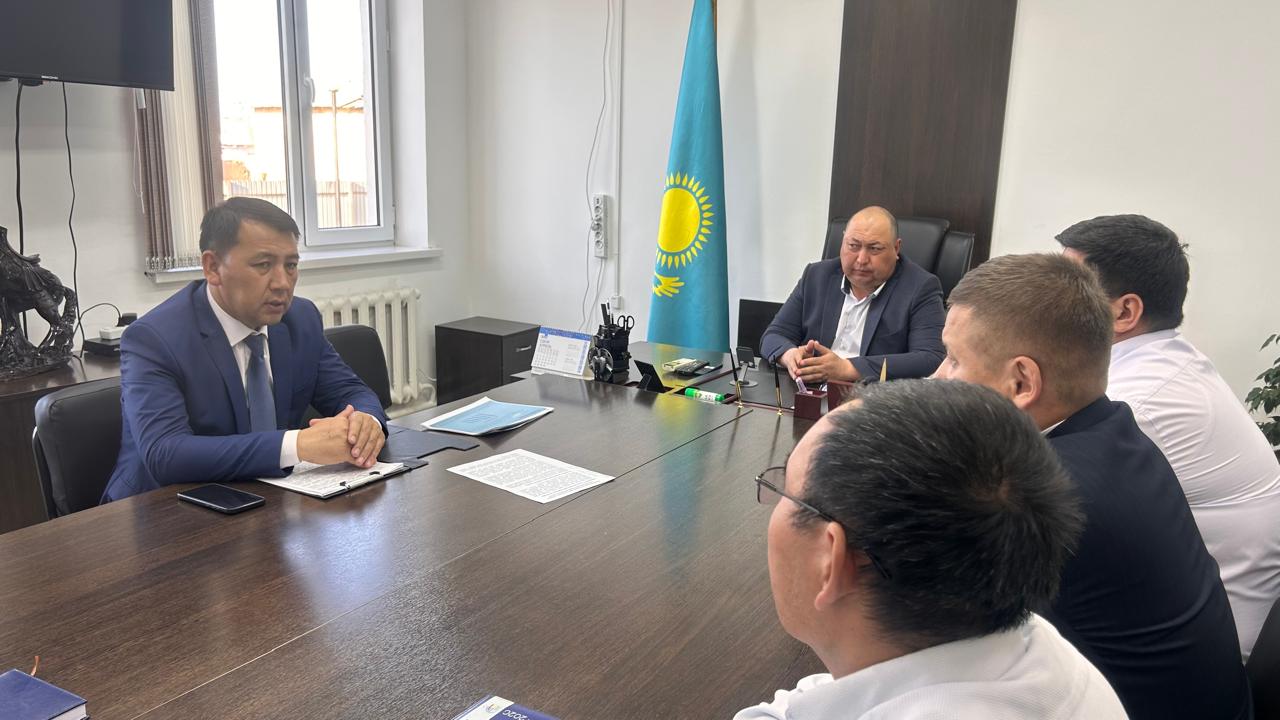 АРЫС ҚАЛАСЫ, ДЕРМЕНЕ АУЫЛДЫҚ ОКРУГІНДЕ КЕЗДЕСУ ӨТТІ