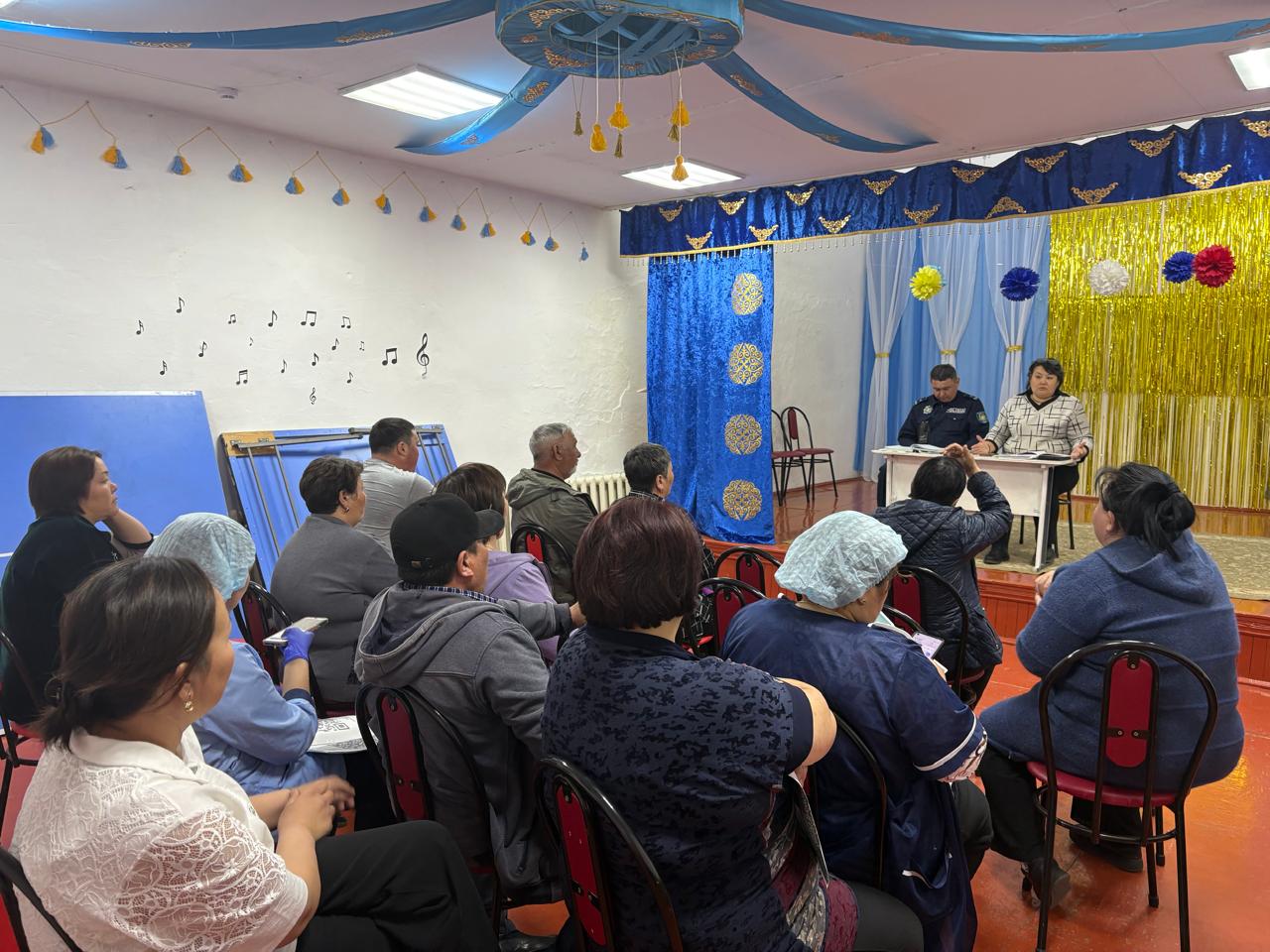 Встреча акима Тагильского сельского округа с жителями села Соналы