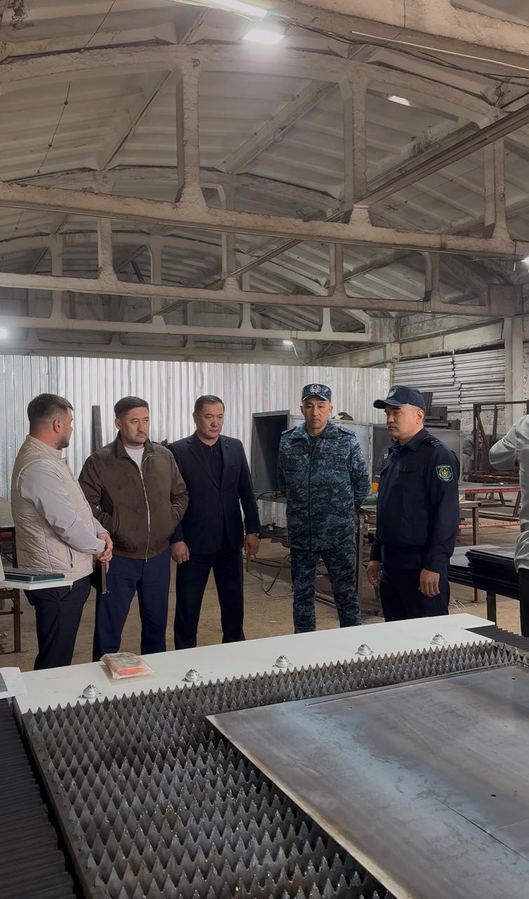 Жамбыл облысы бойынша ҚАЖ департаментіне 16.04.2026 жылы ҚР ІІМ РМК «Енбек» бас директоры жұмыс бабымен келді.