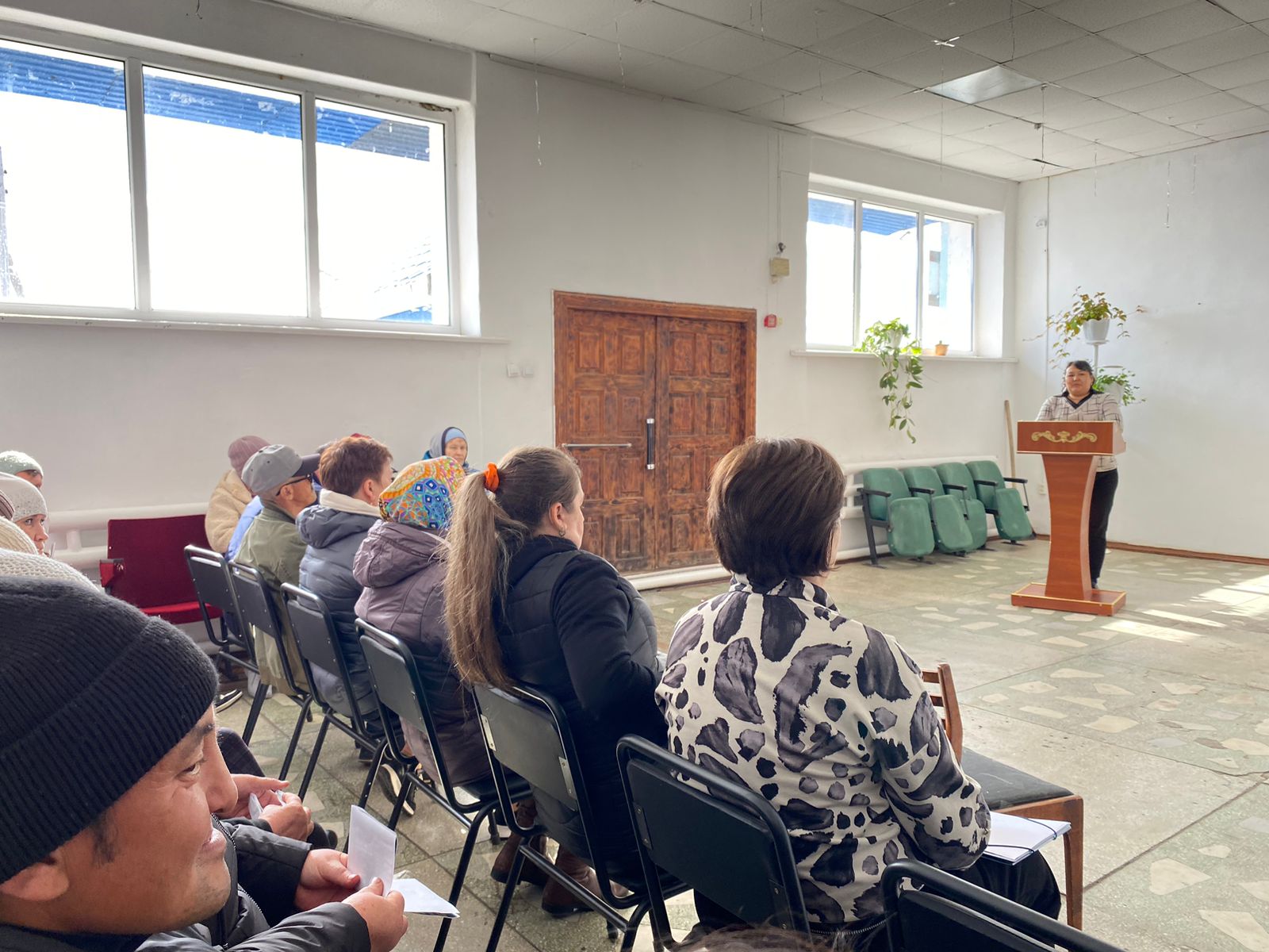 Встреча акима Тагильского сельского округа с жителями села Тагильское