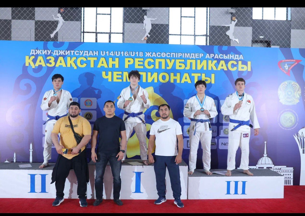 Алматылық спортшылар джиу-джитсудан Қазақстан чемпионатында 38 медаль жеңіп алды