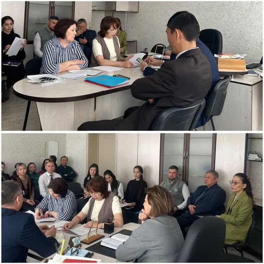 Өскемен қалалық басқармасының қызметіне талдау жасау мәселелері бойынша кеңес