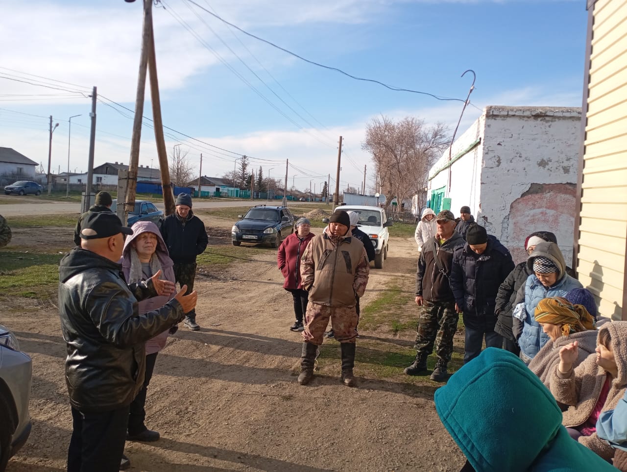 Багратион ауылдық округінің әкімі А. Чурбановтың халықпен кездесуі