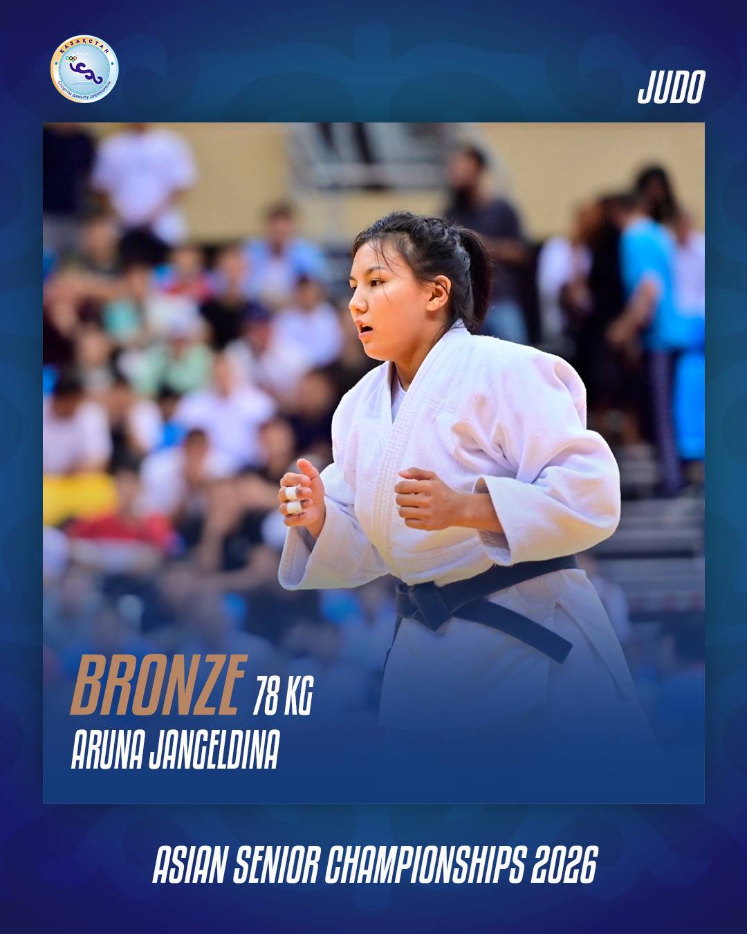 Дзюдодан АЧ: Қазақстан қоржыны тағы бір қола жүлдемен толықты