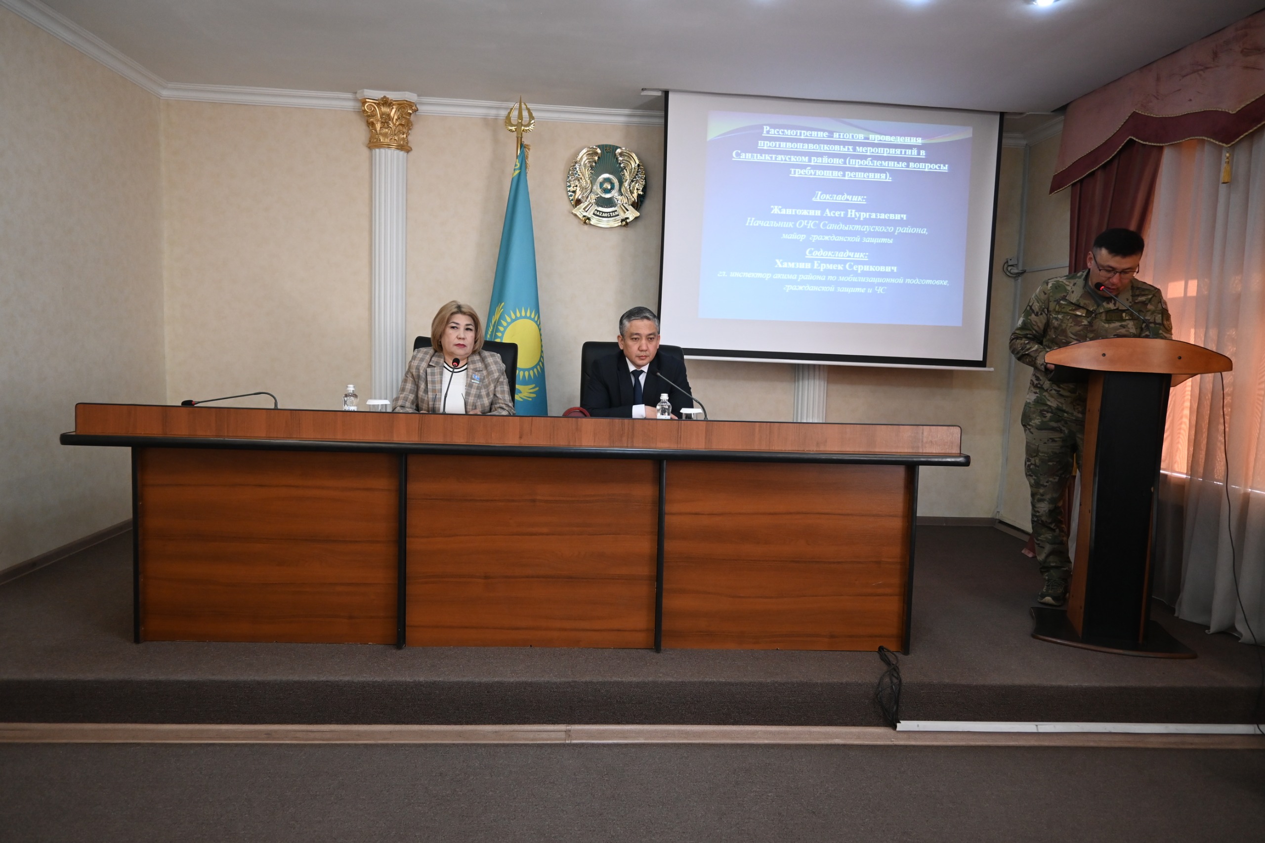 Сандықтау ауданының әкімі Қоғамдық кеңестің отырысына қатысты