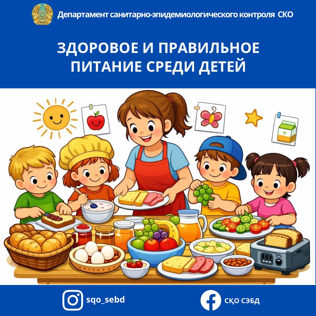 Здоровое и правильное питание среди детей