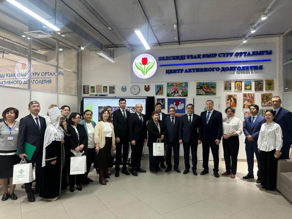 Астанада Қырғыз Республикасының делегациясы белсенді ұзақ өмір сүру орталығында тәжірибе алмасты ТЕСТ