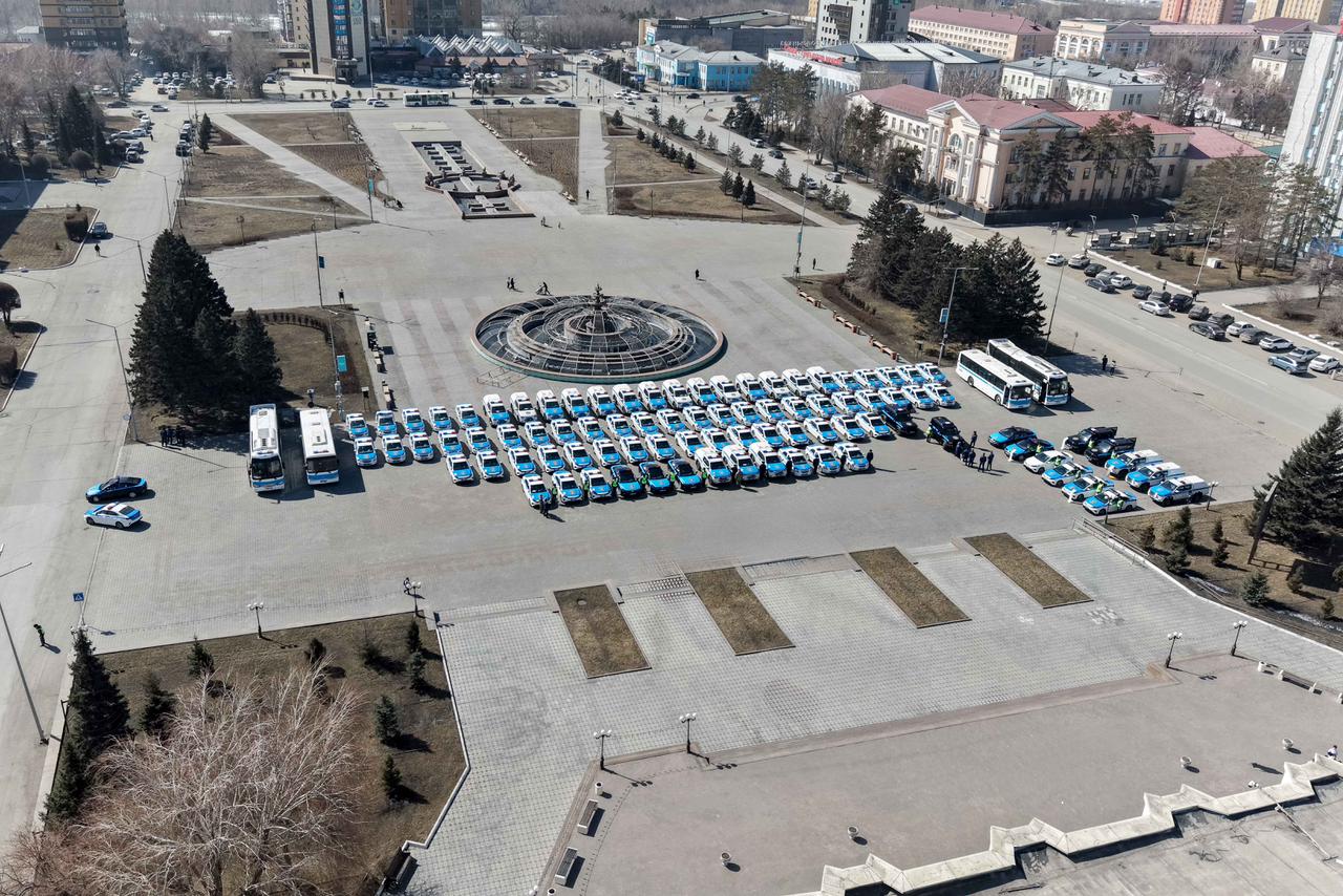 Абай облысының тәртіп сақшыларына 137 қызметтік автокөлік берілді