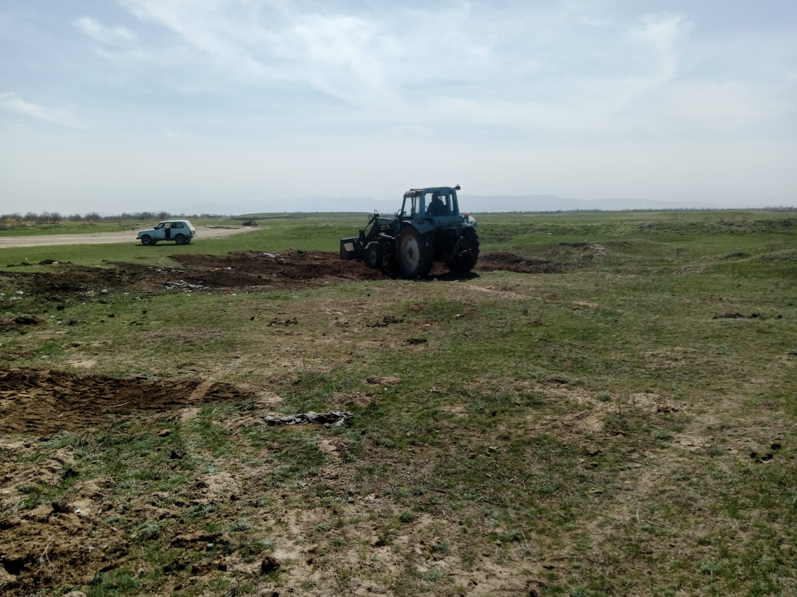 Работы по очистке территории были проведены в сельском округе Каракемер.