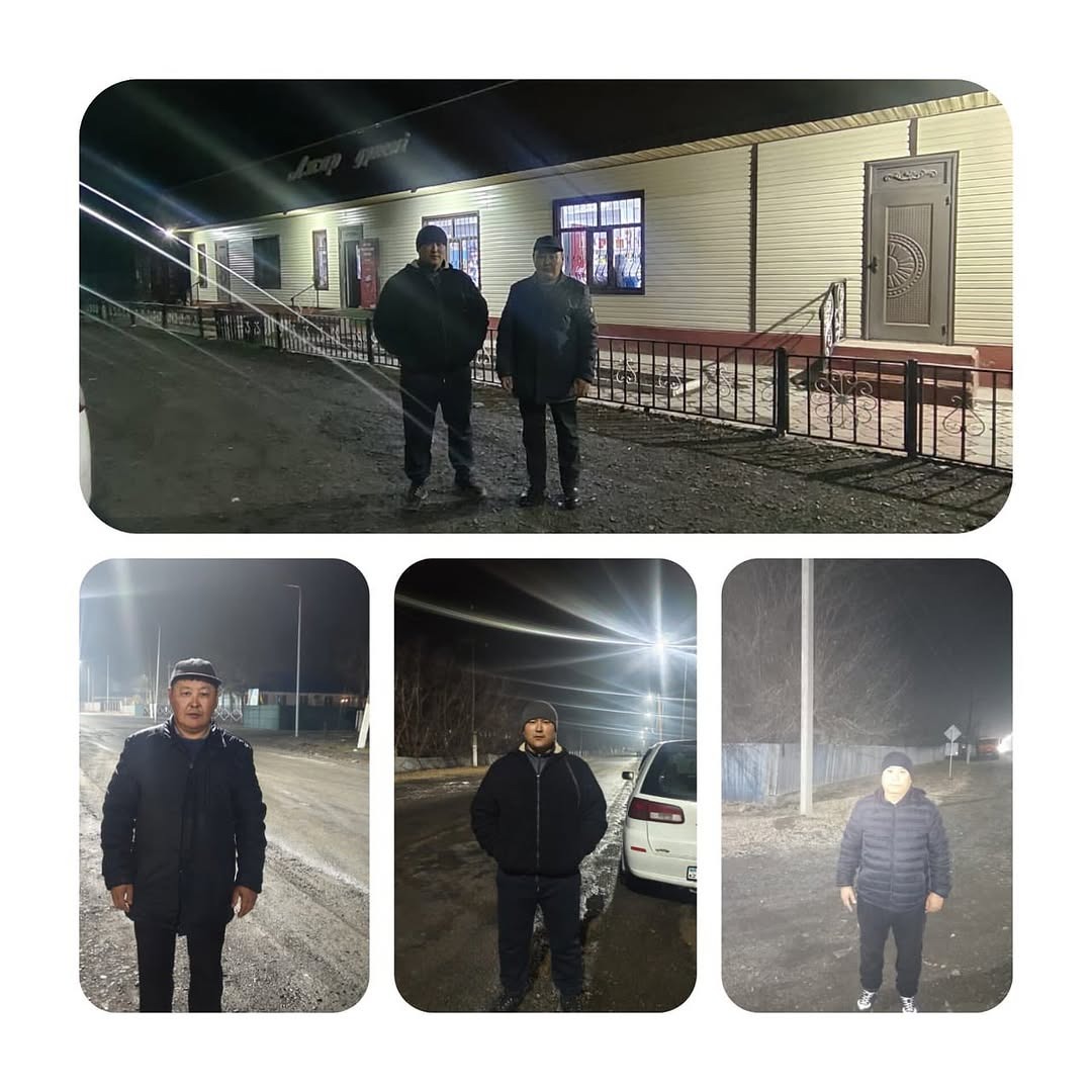 Жастар арасында зиянды заттардың алдын алу мақсатында түнгі рейдтік іс-шаралар өткізілді