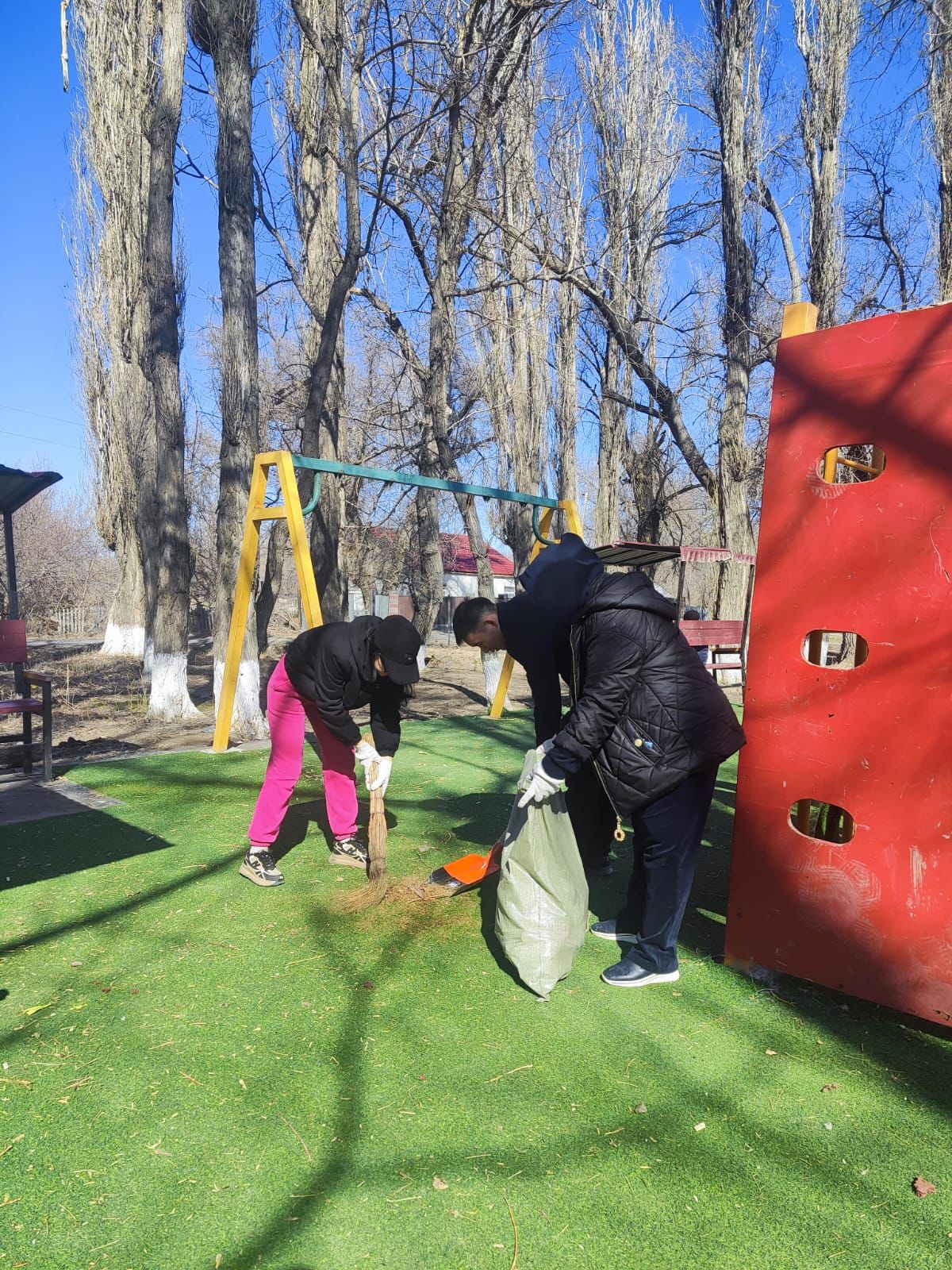 "Таза бейсенбі" тазалық акциясы ұйымдастырылды.