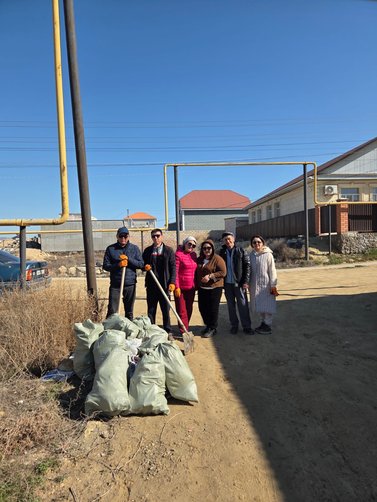 Атамекен ауылдық округінде сенбілік өтті