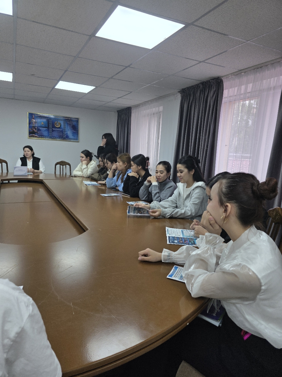 Состоялась встреча со студентами