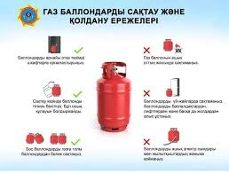 Газ баллондарын қолдану және тұрмыста газды пайдалану кезіндегі қауіпсіздік шаралары