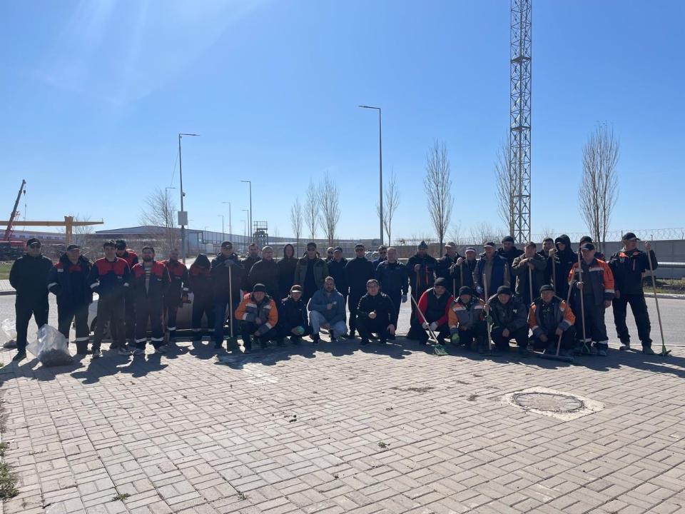 №1 Индустриялық парк кәсіпорындарының ұжымдары «Таза Қазақстан» жалпыұлттық бастамасын қолдады