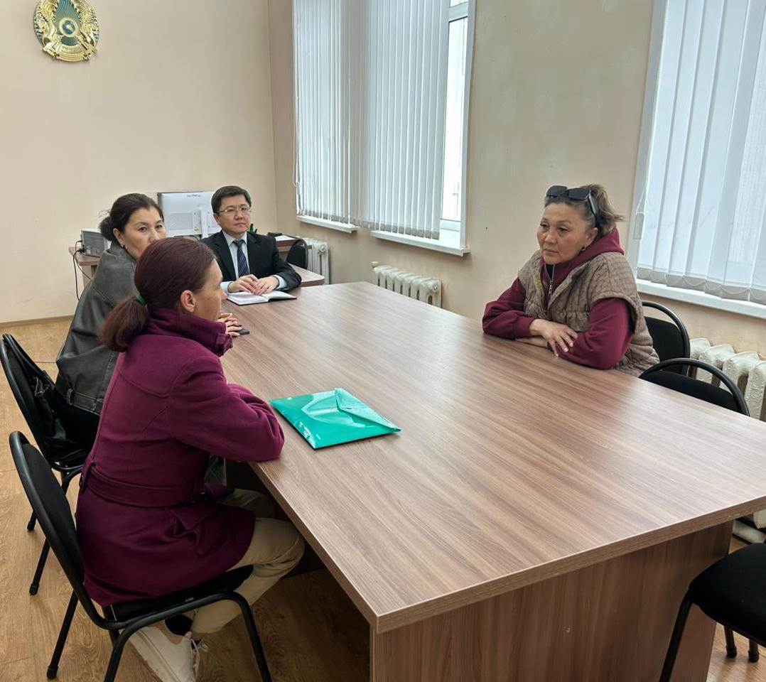 Өкіл жеке қабылдау өткізді