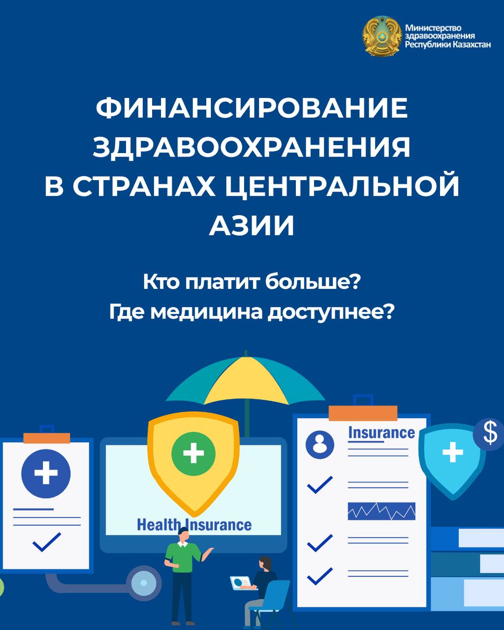 КАЗАХСТАНЦЫ ПЛАТЯТ ЗА МЕДИЦИНУ МЕНЬШЕ, ЧЕМ ЖИТЕЛИ СОСЕДНИХ СТРАН ЦЕНТРАЛЬНОЙ АЗИИ