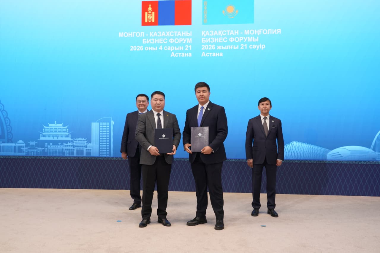 В Астане подписан Меморандум о сотрудничестве между Конгрессом молодежи Казахстана и Монгольской  федерацией молодежи