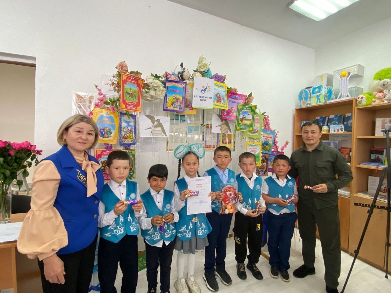 «Кітап жанданып, рух оянған апта: Аққулыдағы жарқын оқу мерекесі»