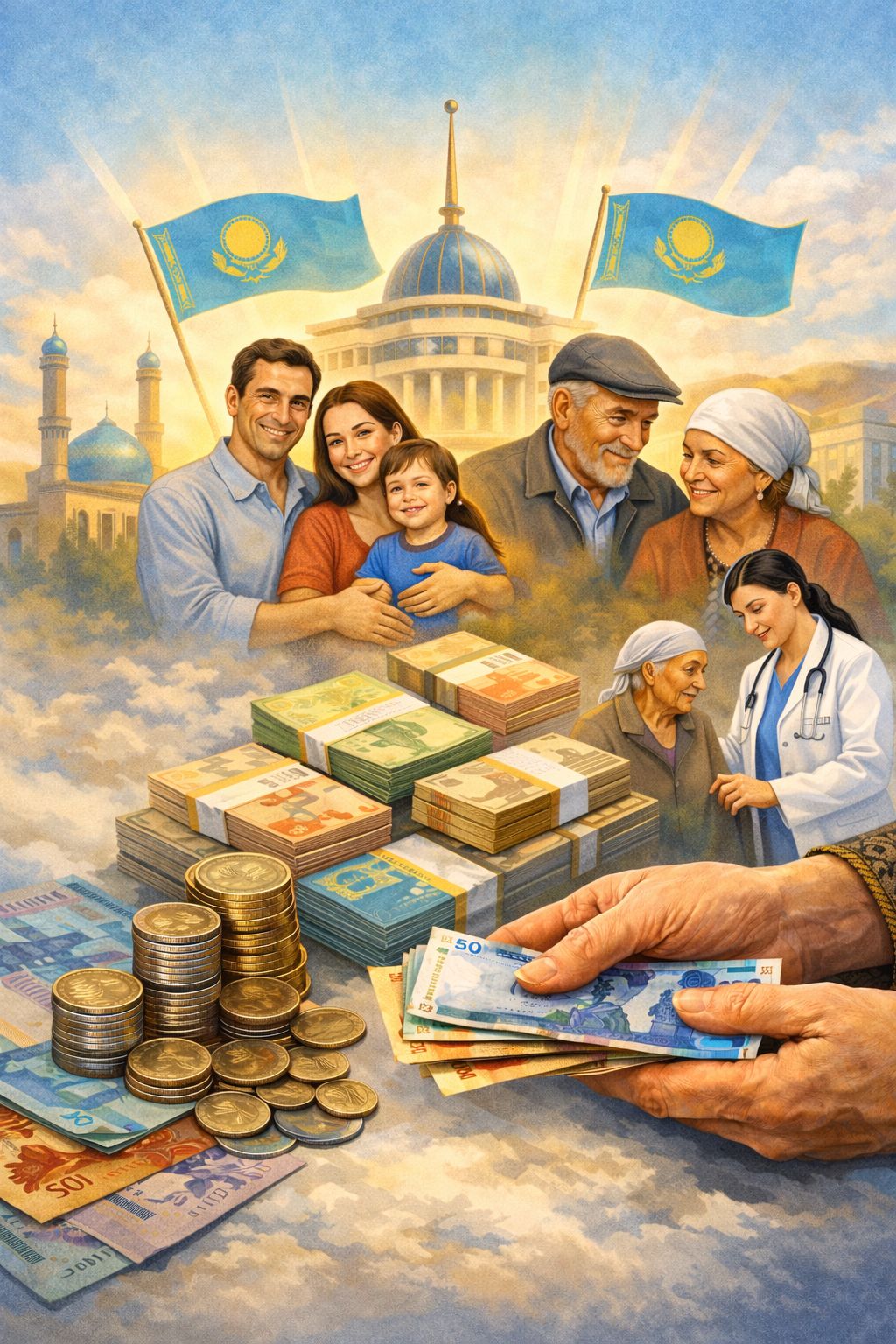 Социальные выплаты в области Абай превысили 56 млрд тенге