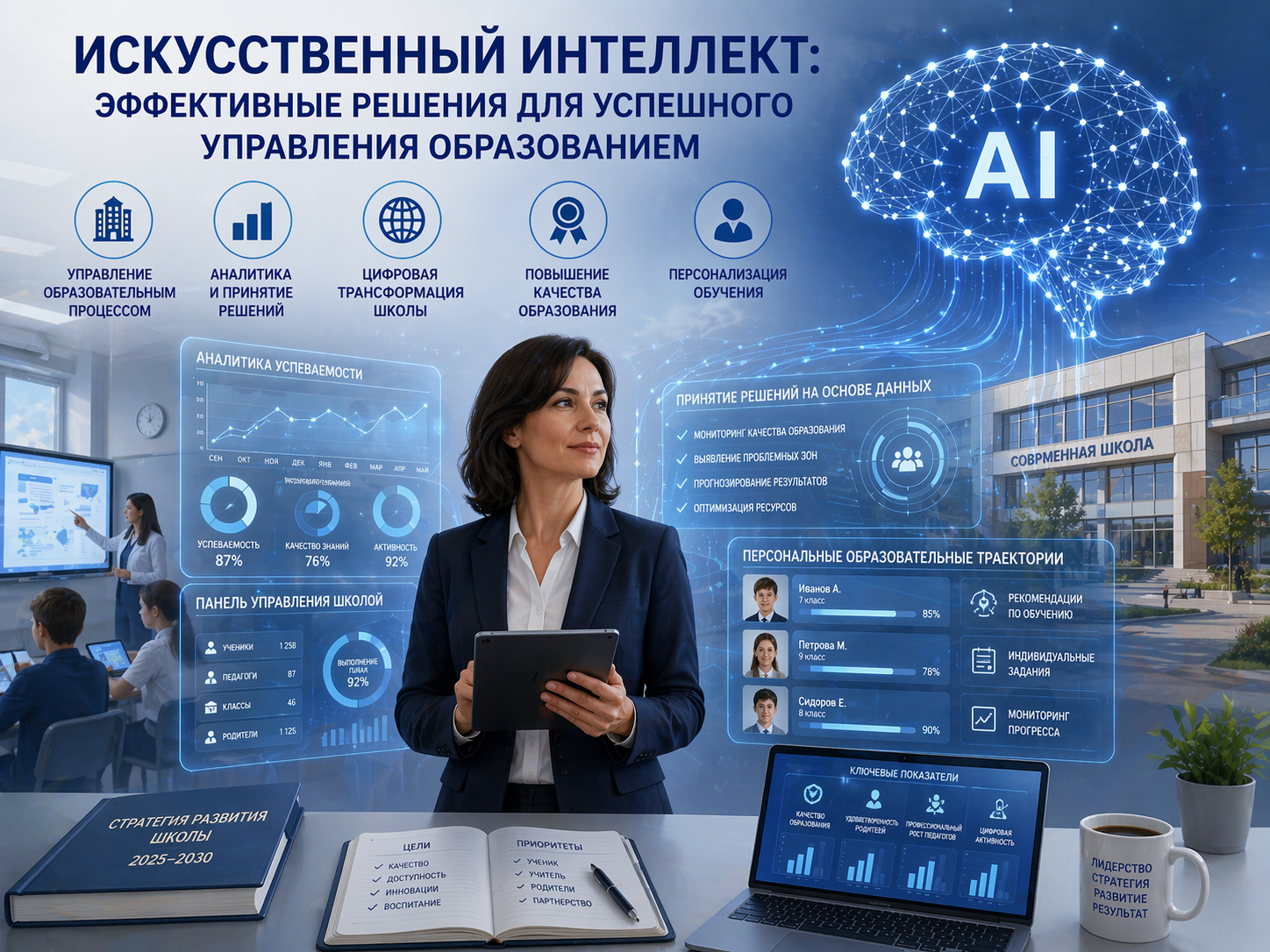 «Академик Е. А. Бөкетов атындағы мектеп-гимназиясы» КММ-де  «Жасанды интеллект: табысты білім беруге арналған тиімді шешімдер» тақырыбында аудандық семинар өтті.