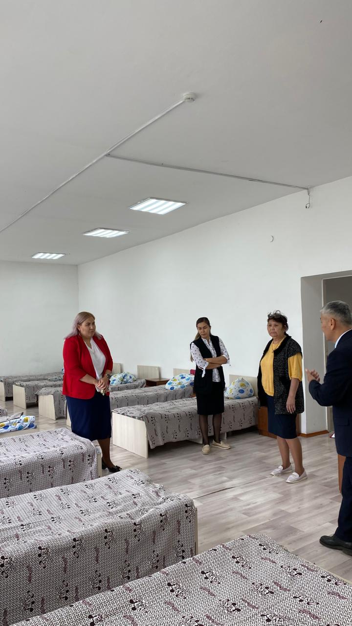 Ұлытау облысы Білім басқармасының Ұлытау ауданы білім бөлімінің «Жезді Мектеп-Интернаты» коммуналдық мемлекеттік мекемесінің Жатақханасына барды