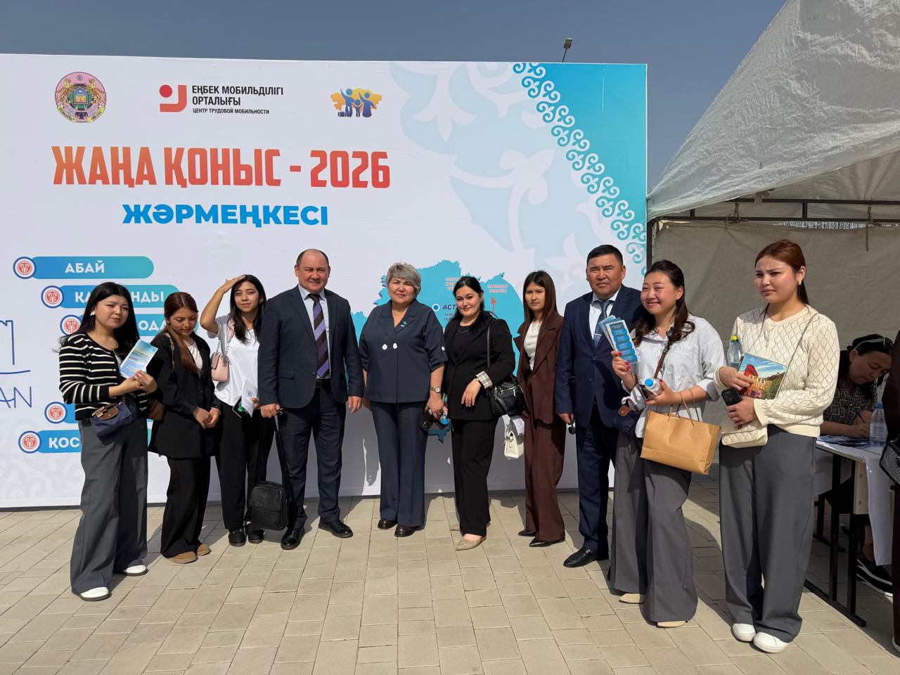 Осы күндері Түркістан қаласында бос жұмыс орындары жәрмеңкесі өтуде