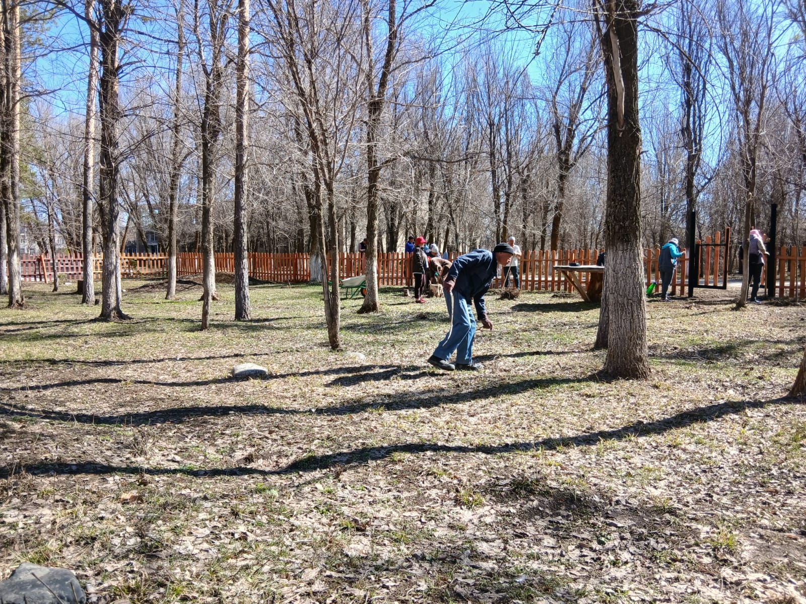 Ауыл саябағының жұмыстары