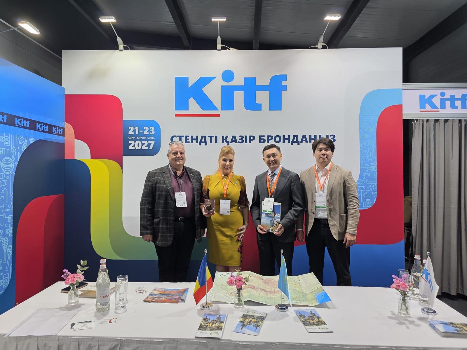 Румыния в третий год подряд представляет концепцию туризма в Румынии и Европе на KITF — Международной туристической выставке в Алматы, Казахстан.