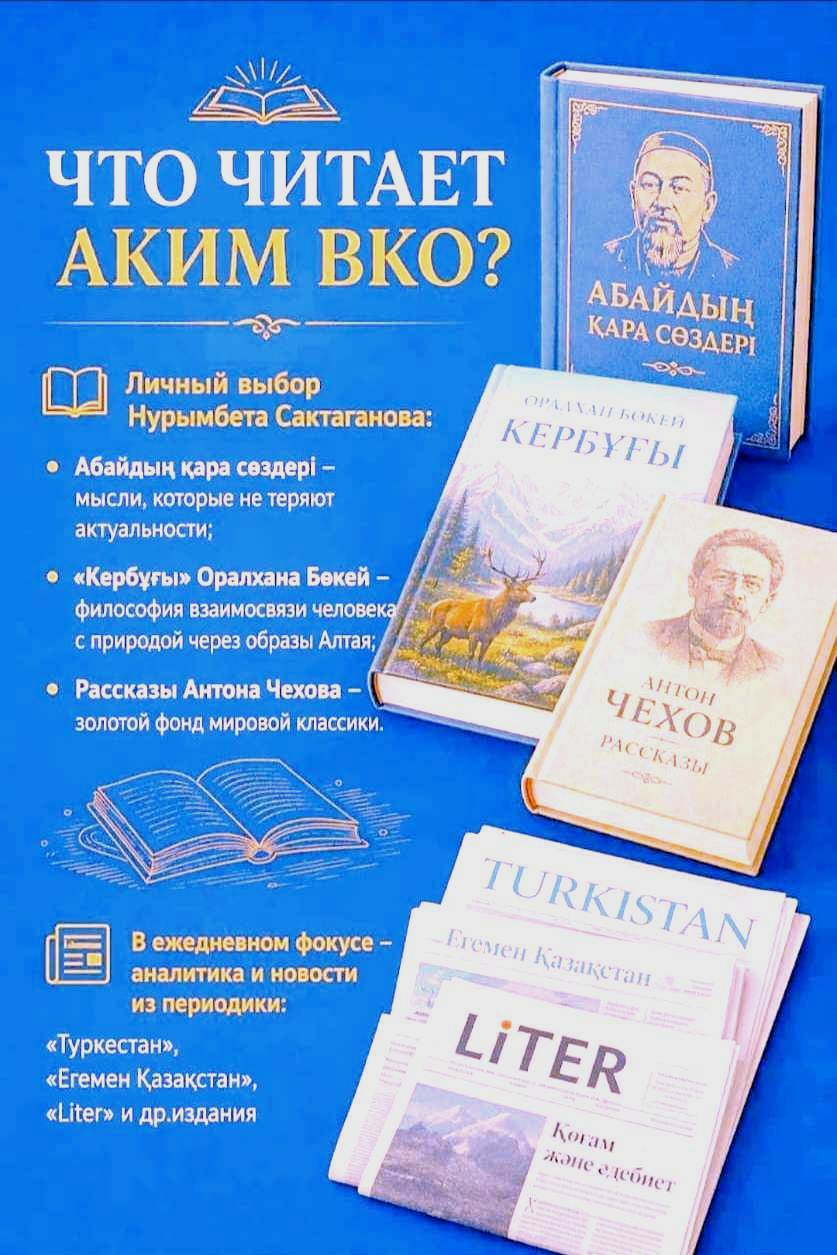 Библиотеки ВКО лидируют по числу читателей среди других областей Казахстана