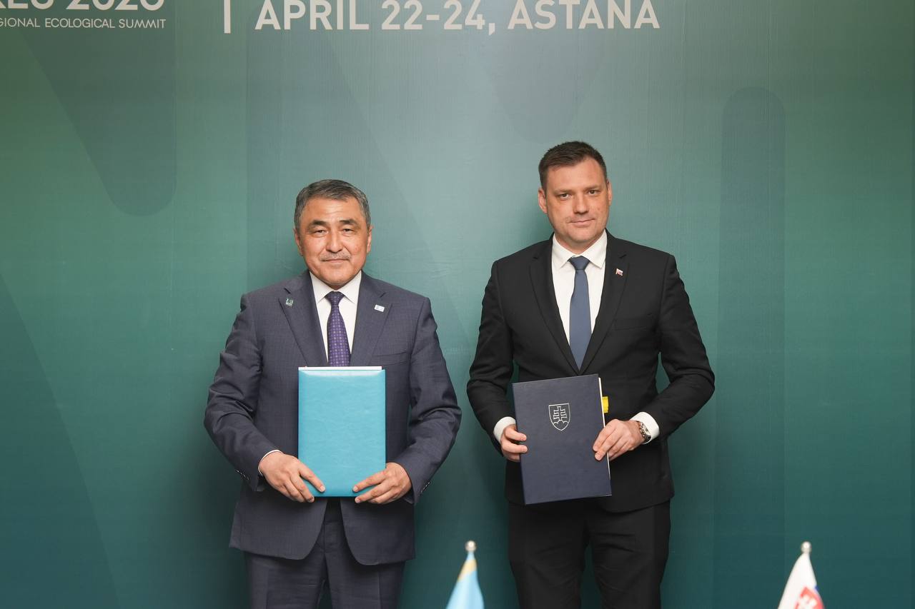 ҚР Су ресурстары және ирригация министрлігі мен Словакия Республикасының Қоршаған орта министрлігі өзара түсіністік және ынтымақтастық туралы меморандумға қол қойды